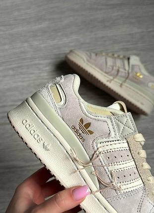 Adidas forum 84 low premium grey beige 4