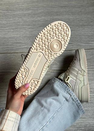Adidas forum 84 low premium grey beige 5