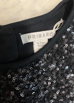 Ошатна святкова сукня primark з паєтками та фатином (6-7 років) 6