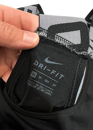 Майка топ nike drifit женская спортивная черная 5
