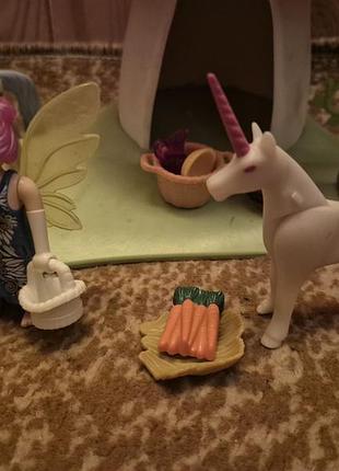 Playmobil "сказочная гай с единорогом и феями" 5
