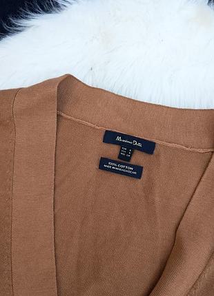 Кофточка кардиган свободный с перламутровыми пуговицами massimo dutti 5
