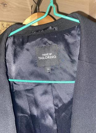 Новий фірмовий піджак next tailoring slim fit розмір l (uk 14) з біркою 6