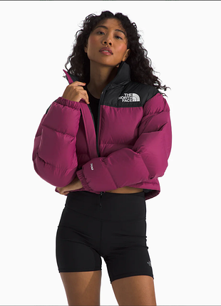 Пуховик the north face nuptse short down / женский укороченный пуховик | оригінал | m