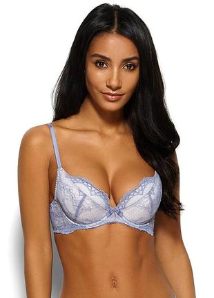 Бюстгальтер gossard superboost lace 7711 мереживний зі знімним пуш ап на кісточках 70c heather (zik0000026206)