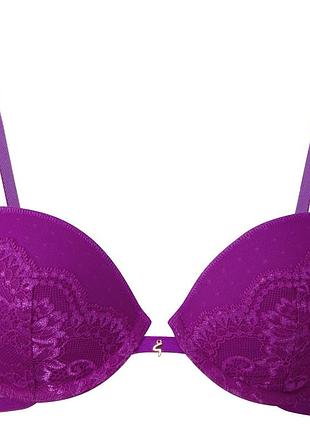 Бюстгальтер gossard lacey g121 елегантний push-up з мереживом для ідеального декольте 70c radiant orchid (5053014289584)
