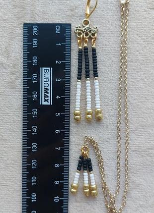 Серьги из бисера handmade 4