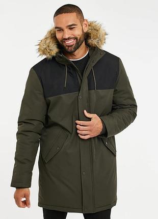 Куртка демисезонная с капюшоном мужская threadbare 190974 l хаки (2200005053683)