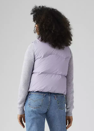 Жилет зимний levi’s western bubble puffer vest / жилет левис утеплённый пуховый | оригинал | xs 3