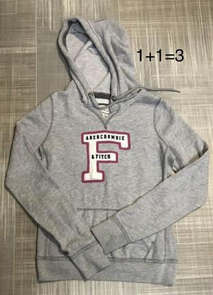Abercrombie &fitsh💙жіночий одяг/сіра худі утеплена💛36/s/44