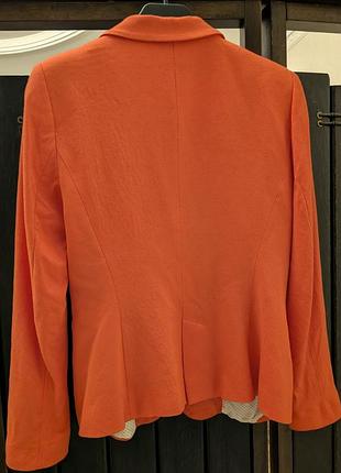 Пиджак коралловый zara basic 3
