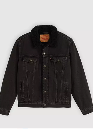 Куртка джинсовая с утеплением levi’s relaxed fit sherpa / куртка левис джинсовая шерпа утеплённая | оригинал | s, m 4