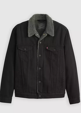 Куртка джинсовая с утеплением levi’s type iii sherpa trucker jacket / куртка левис джинсовая шерпа | оригинал | m, l 3