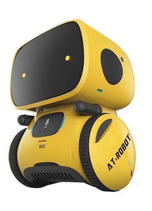 Інтерактивний робот at-robot з голосовим керуванням на українському жовтий (at001-03-ukr)