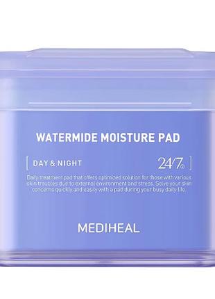 Тонер-пади для обличчя mediheal watermide moisture pad 100 шт