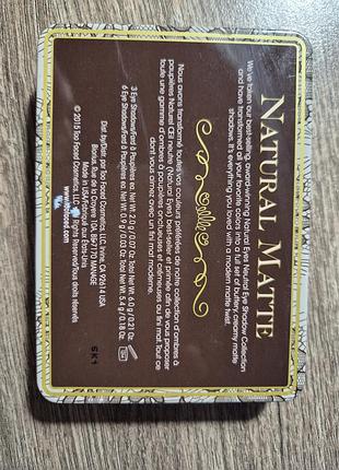 Палетка теней too faced natural matte matte neutral eye shadow 3