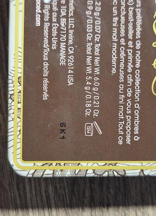 Палетка теней too faced natural matte matte neutral eye shadow 4