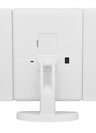 Зеркальце для макияжа, зеркало косметическое с подсветкой cosmetie mirror, хорошее зеркало для макияжа lj-24
