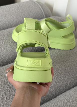 Ugg goldenglow sandals light green 2