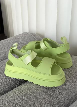 Ugg goldenglow sandals light green 3
