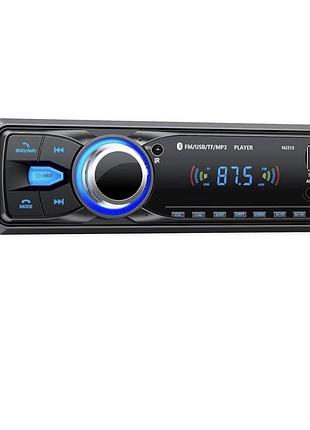 Автомагнитола n2215 bluetooth 5.0 1 din, 9-12 в, am/fm, 2 usb, aux/sd/tf/mp3. пульт