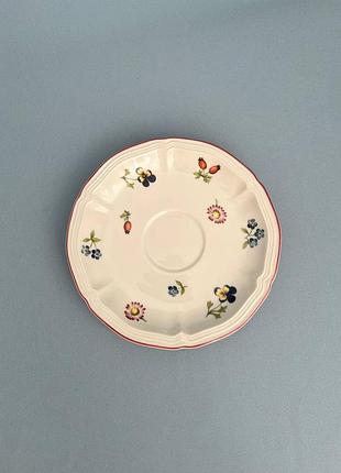 🌸 блюдце villeroy & boch “petite fleur” вінтаж