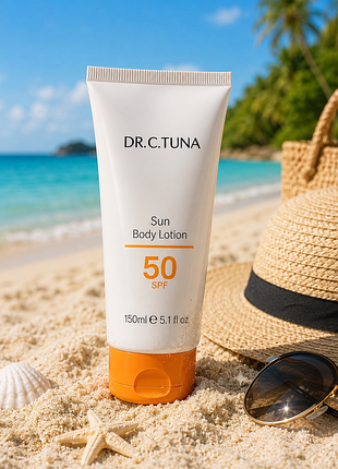 Солнцезащитный лосьон для тела farmasi dr. c. tuna sun body lotion spf 50 150 мл