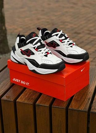 Мужские кожаные кроссовки nike m2k tekno, мужские осенние молодежные кроссовки, демисезонные кроссовки для парней 41