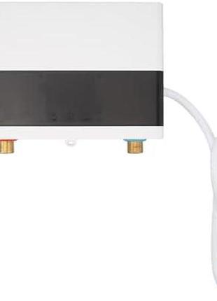 Проточный электрический водонагреватель mjfvn 6000w 220v с пультом ду lcd дисплеем настенный для кухни и ванной