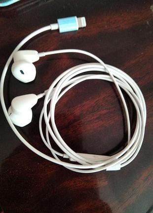Проводные наушники apple earpods с разъемом lightning
