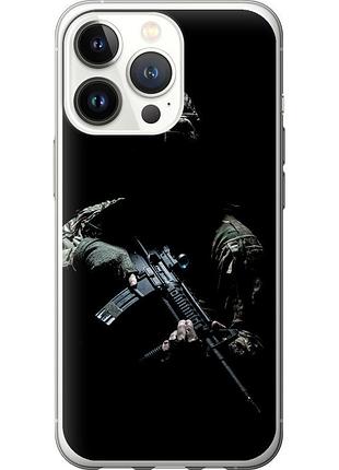 Чохол силіконовий патріотичний на телефон iphone 13 pro захисник v3 "5226u-2372-58250"