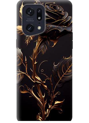 Чехол силиконовый на телефон oppo find x5 pro роза 3 "5552u-2603-58250"