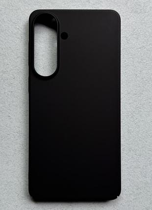 Samsung galaxy s26+ чехол (бампер, накладка) чёрный, матовый, пластик