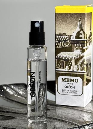 Парфюмированная вода мемо париж odeon 5 ml