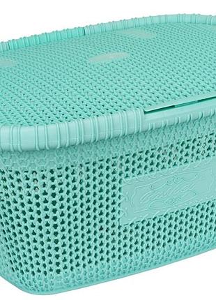 Корзина для белья violet house 1002 виолетта soft mint 28 л (6852929)