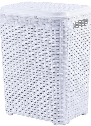 Корзина для белья violet house white роттанг (6513223)