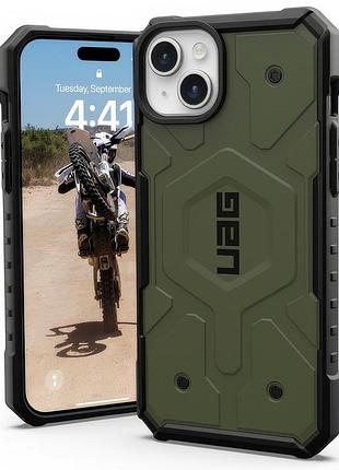 Чохол uag magsafe протиударний для iphone 15 khaki-green