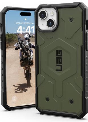Чохол uag для iphone 14 13 з magsafe захисний хакі для надійного захисту телефона