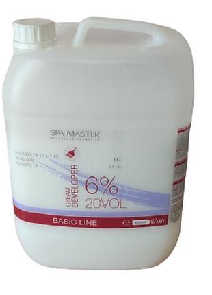 Крем-окислитель spa master 4000 мл. 6% 9105