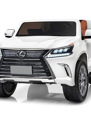 Детский электромобиль машина bambi m 3906(mp4)eblr-1 lexus белый