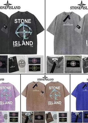 Футболки stone island (certilogo) в розмірах m, l, xl (всі кольори в наявності )