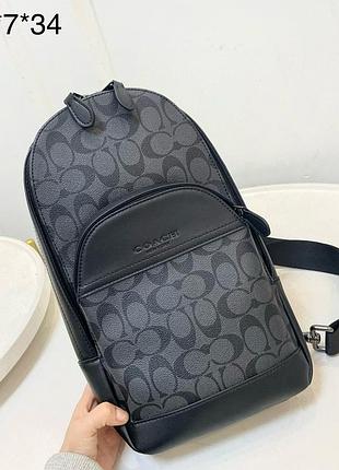 Мужская сумка через плече (слінг) coach west