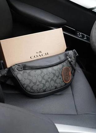 Сумка-бананка coach rivington