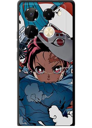 Чехол tpu на телефон infinix note 40 pro 4g танджиро камадо "5574b-3691-58250"