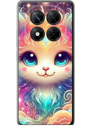 Чехол силиконовый на телефон xiaomi poco x7 сказочный котенок "5813u-4011-58250"