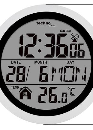 Годинник для ванної кімнати technoline wt3005 bath clock цифровий з термометром на присосці