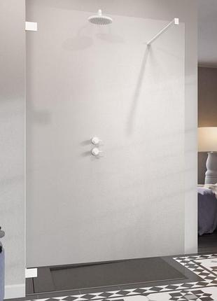 Душевая стенка radaway essenza pro white walk-in 110x200 прозрачное стекло, белый (10103110-04-01)