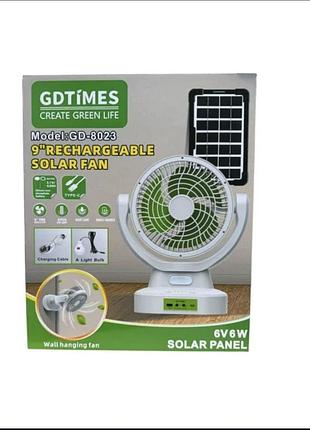 Многофункциональный портативный аккумуляторный вентилятор gdtimes gd-8023