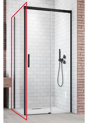Душевая стенка radaway idea black s1 80x200 боковая левая часть (387051-54-01l)