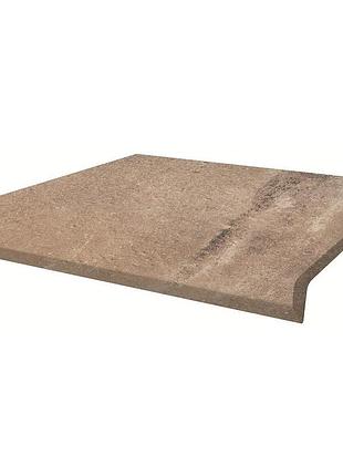 Сходинка з капіносом paradyz scandiano 30x33 ochra prosta struktura